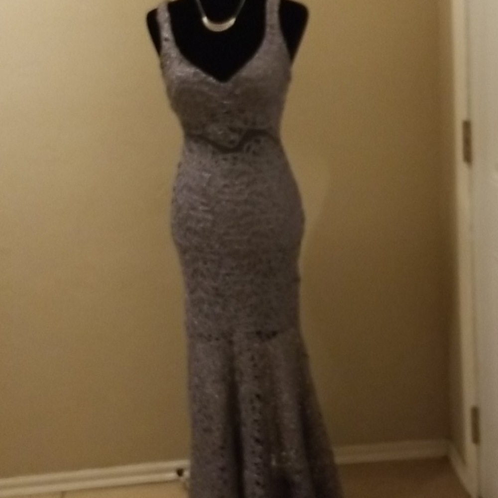 Grey long dress